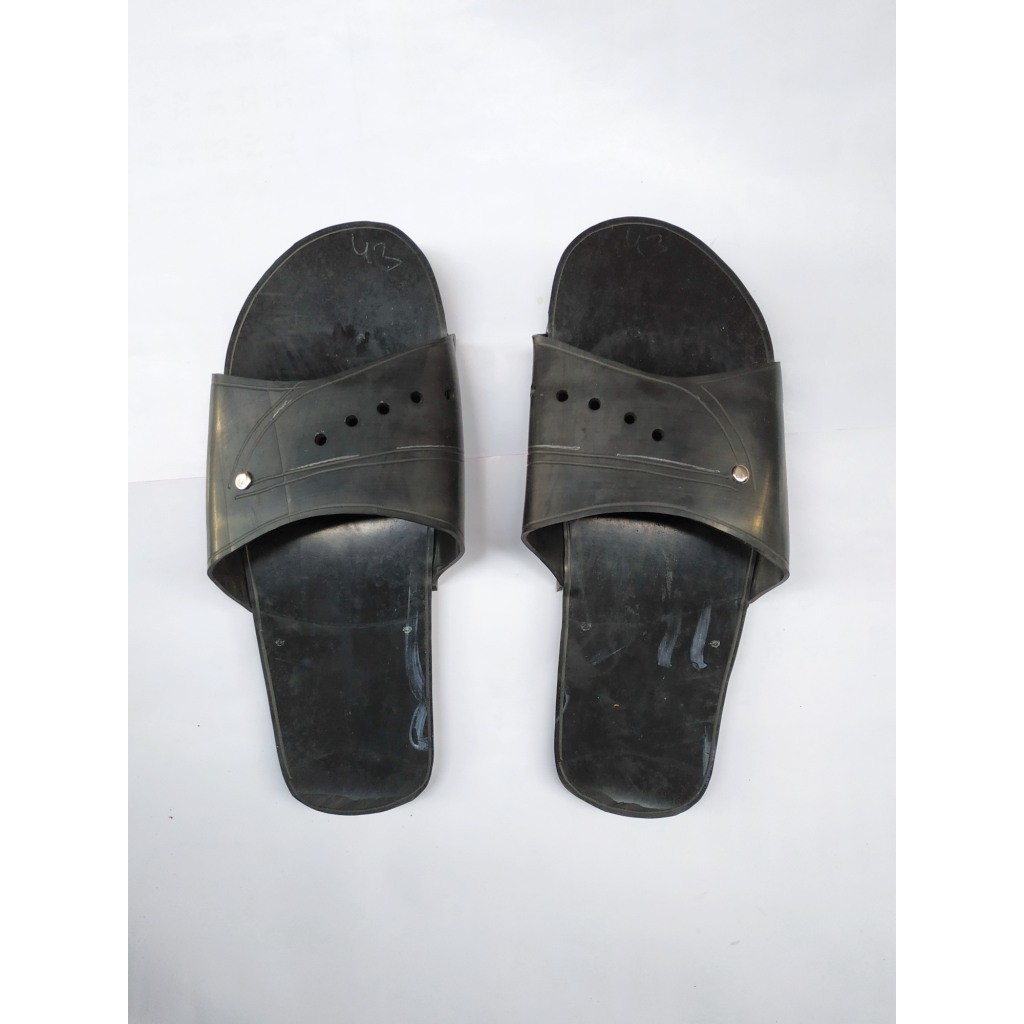 SANDAL PRIA/ SANDAL BANDOL JEPIT MURAH, AWET, KLASIK BAHAN BAN KARET ANTI AIR MEREK EXEGI