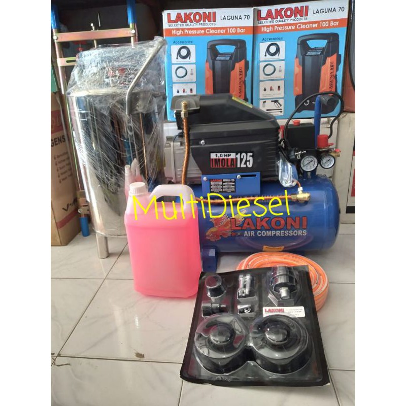 Paket Snow Wash Steam Salju Siap Pakai