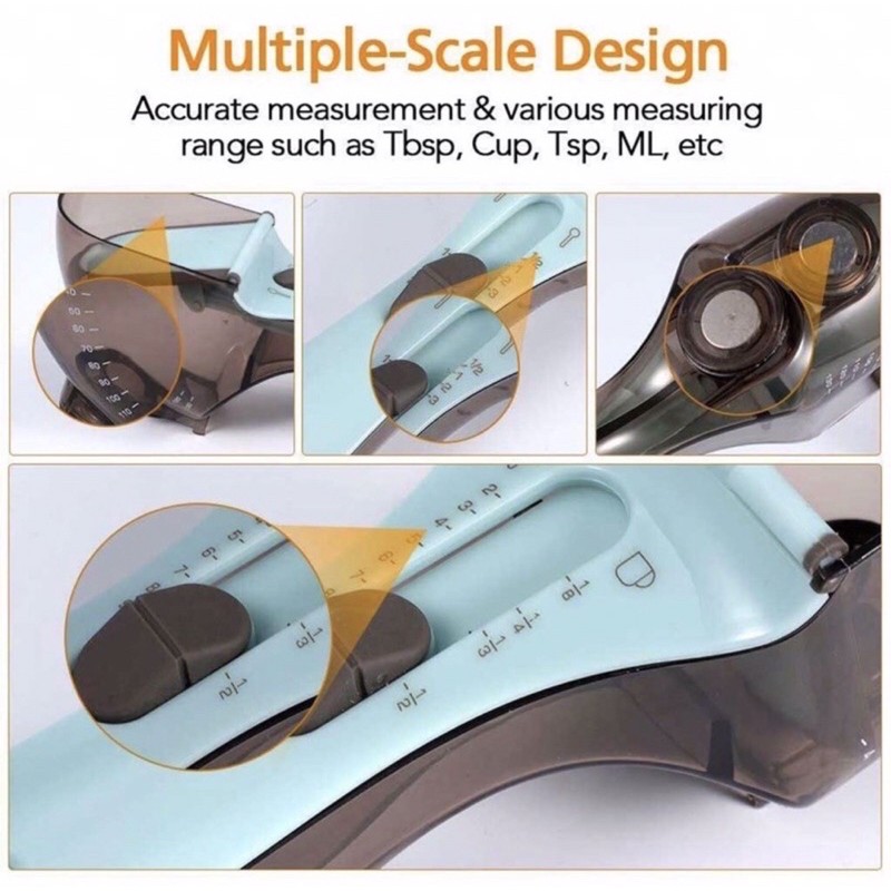 PROMO SENDOK TAKAR SENDOK UKUR ADJUSTABLE