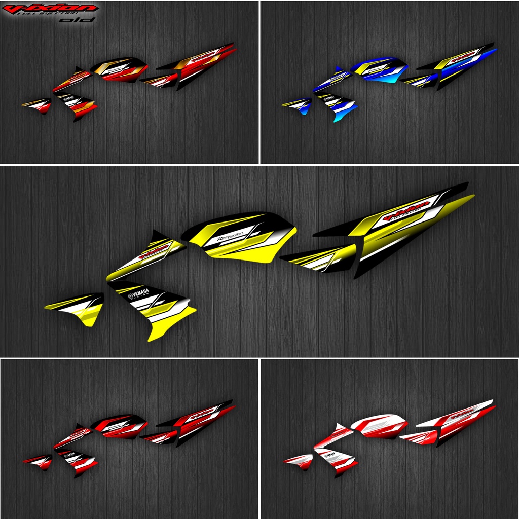Stiker Motor Striping Variasi Vixion OLD 2008-2012 / Stiker Variasi Vixion OLD/Lama / Striping Varia