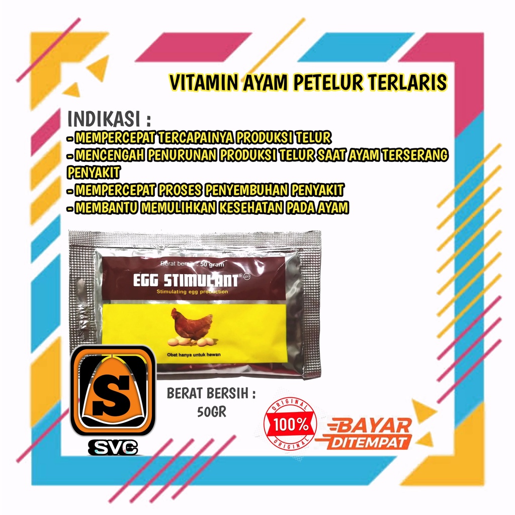 Jual Egg Stimulant 50gr / vitamin ayam petelur / vitamin ayam petelur