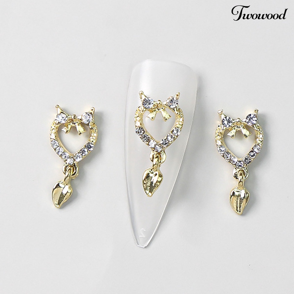 5pcs / Set Ornamen Perhiasan Glitter Varnish Untuk Aksesoris Nail Art