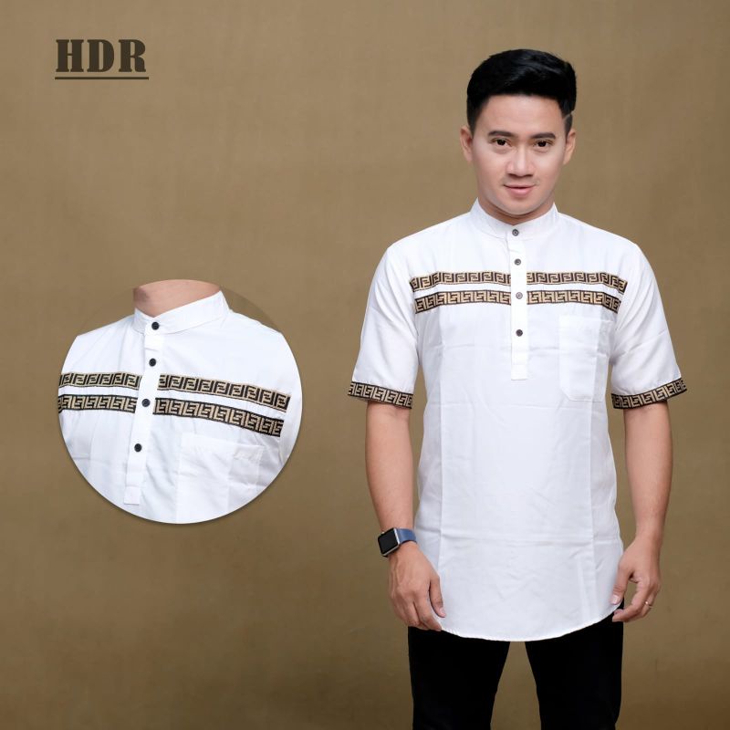 [PREMIUM] FF Kurta Lengan Pendek Bahan Toyobo (M L XL XXL)