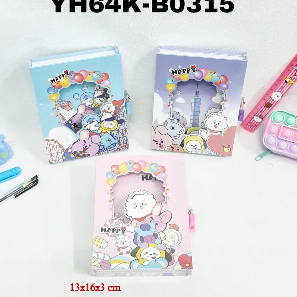 

➶o5 Ready✢ Buku Diary Anak Kunci Gembok Uk. Kecil (T 16,5 cm x P 12,7 cm) 35