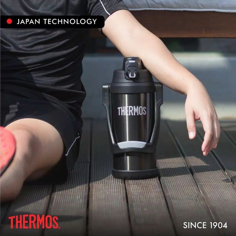 Thermos FFV-2000-BKGY Thermos Besar 2L Giant Tumbler Termos