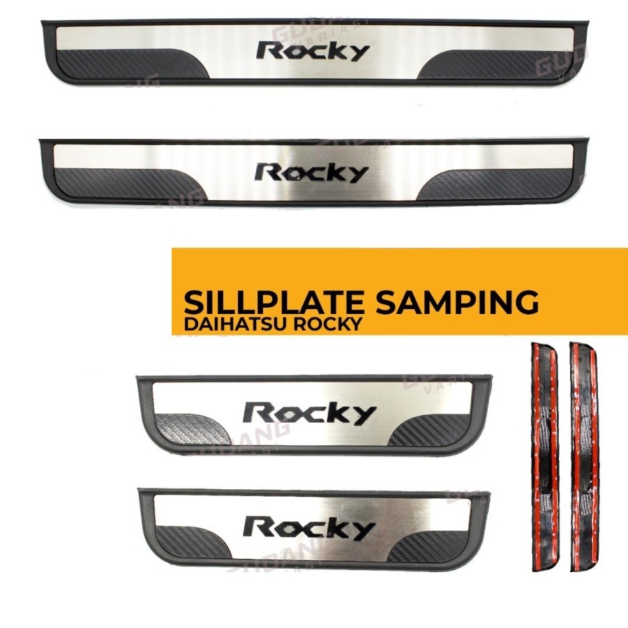 Sillplate Samping Rocky Hitam