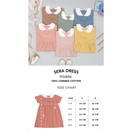 MOOI SERA DRESS/DRESS MOOI/BABY DRESS/DRESS ANAK MURAH