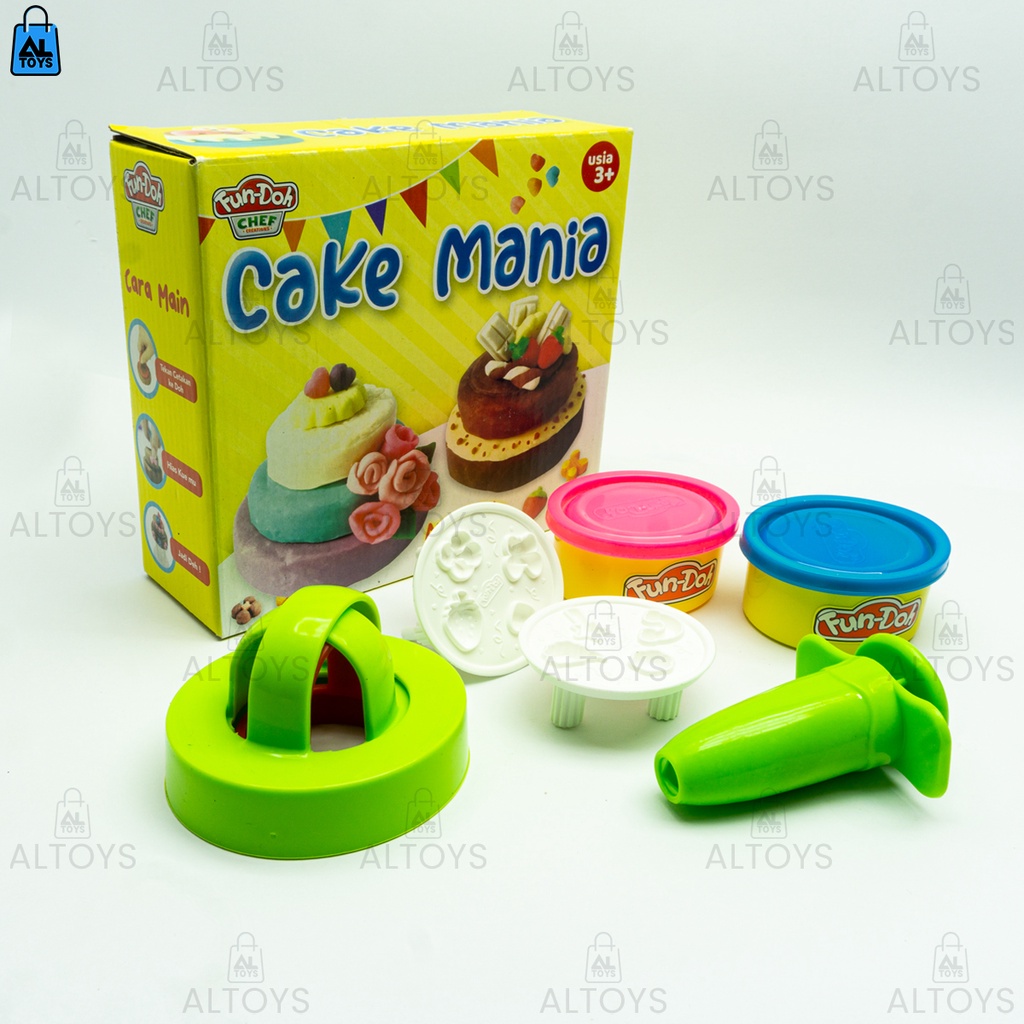 Fun Doh Cake Mania - Mainan Lilin Anak FunDoh