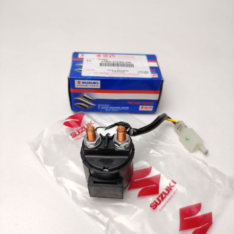 BENDIK STATER - RELAY STARTER SMASH. SHOGUN 125 31800-31C00L000 ORIGINAL SGP - SUZUKI GENUINE PARTS-1