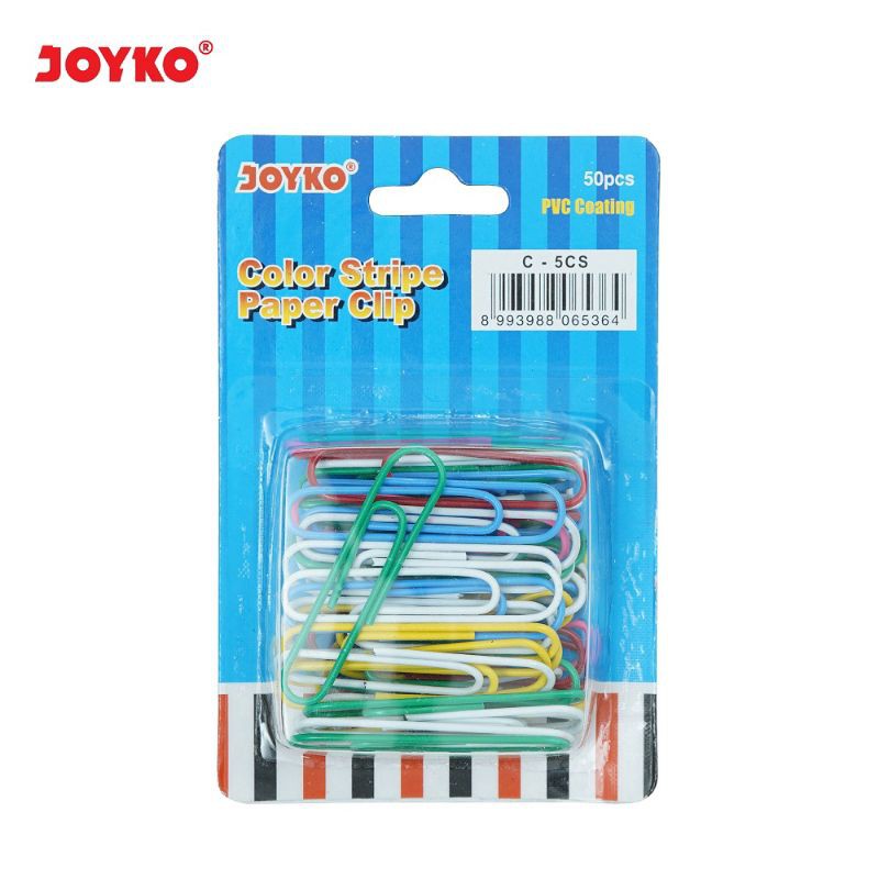 

Joyko Color Stripe Paper Clip C-5CS
