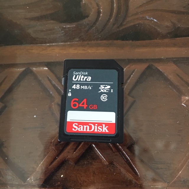 Preloved - SanDisk Ultra SDXC Card 64gb 48MBps Class 10