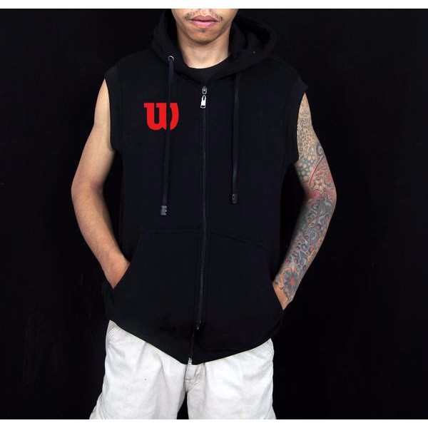 Vest Hoodie Rompi Hoodie Zipper W Custom King Clothing
