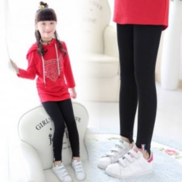 Legging Anak Callysta Warna HITAM POLOS size XS-XXXL