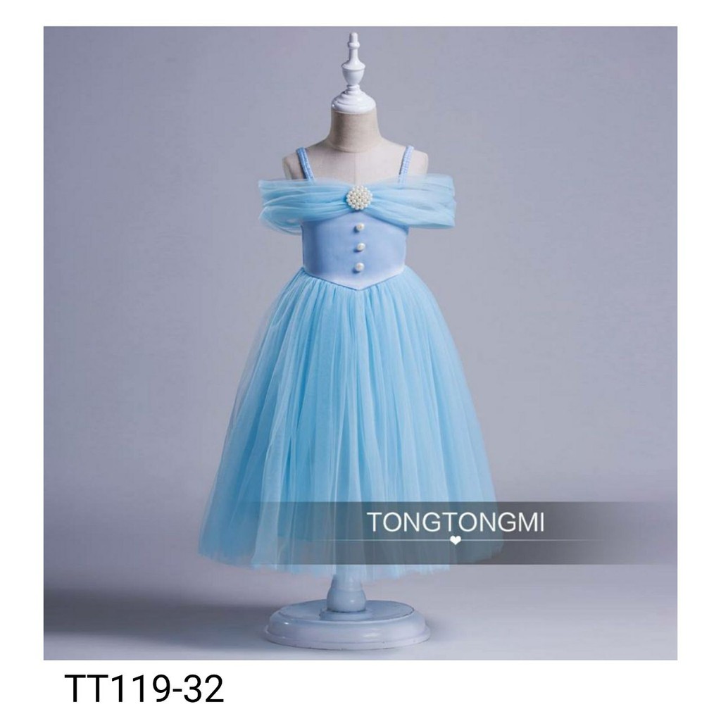 DRESS ANAK TONGTONGMI BLUE TT11932