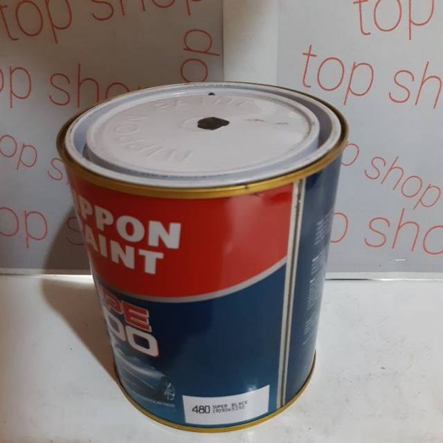 CAT DUCO NIPPE 2000 NIPPON PAINT WARNA HITAM/SUPER BLACK 480 ISI 1KG