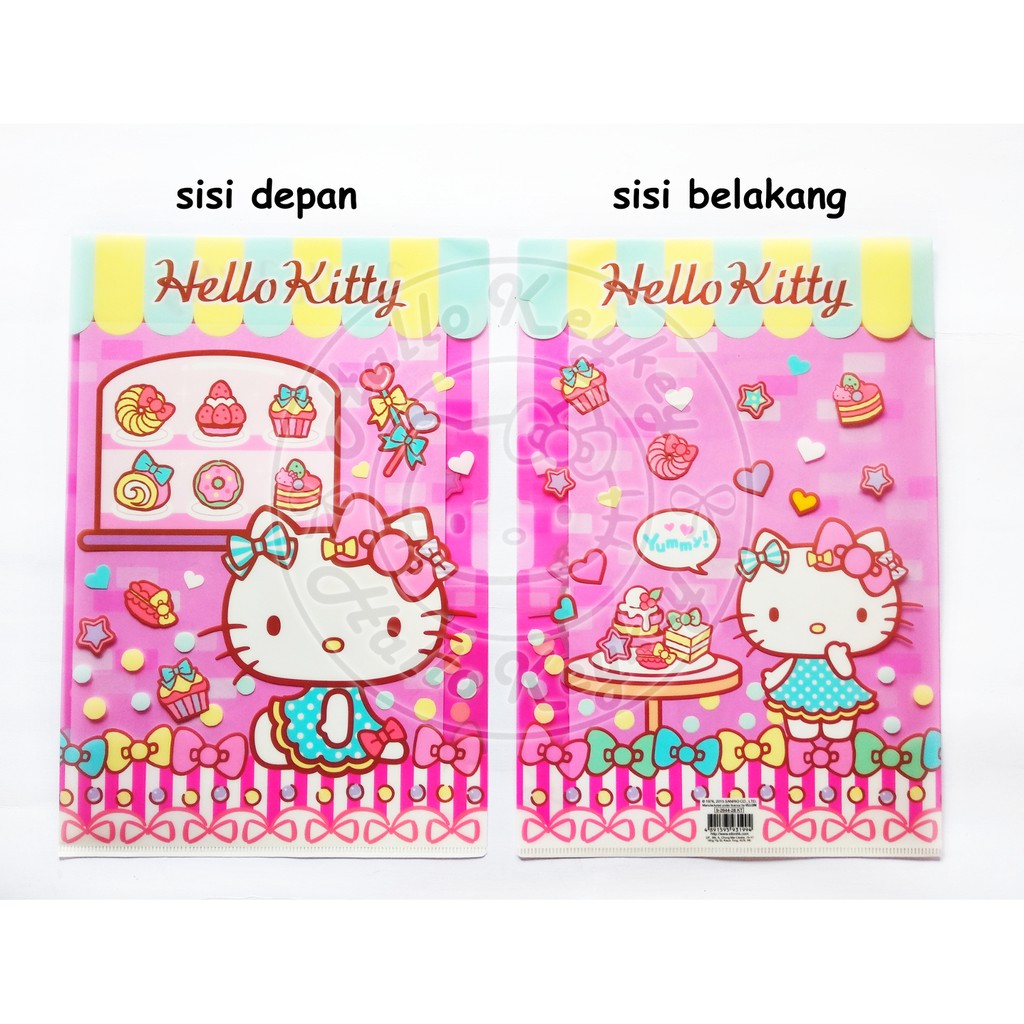 

clear file map hello kitty original sanrio by ellon