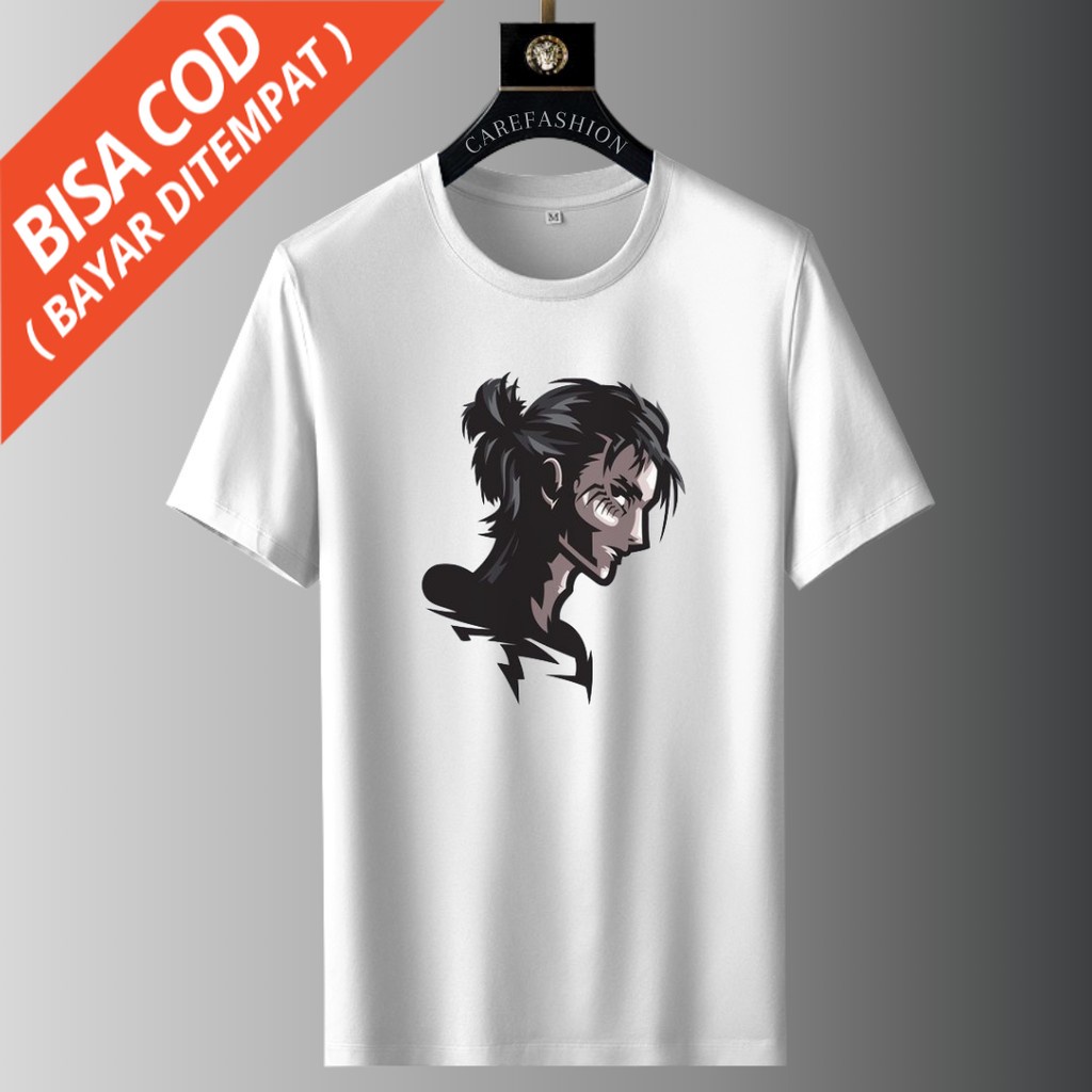 KAOS PRIA COTTON COMBED ANIME KAOS DISTRO PRIA SABLON DIGITAL KAOS OBLONG PRIA LENGAN PENDEK