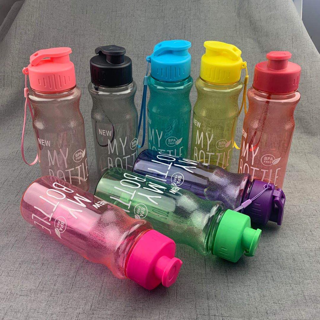 BBS BM1 Botol Minum New My Bottle BPA Free Water Bottle Versi Tutup CETREK Colorful