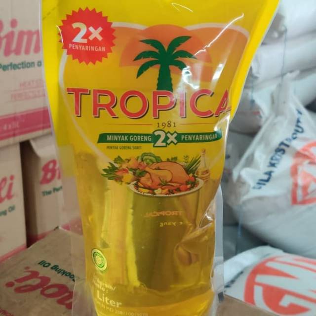 Minyak Tropical 1 Liter Kemasan 1dus Pack isi 12pcs