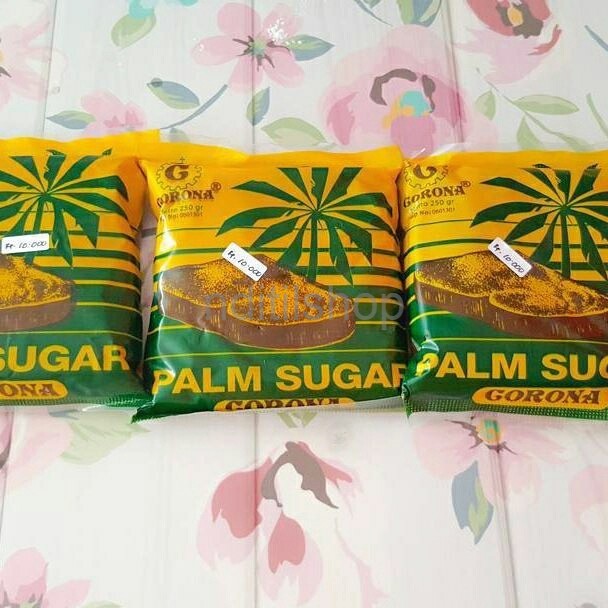 

Palm Sugar merk Corona, gula aren bubuk 250gram