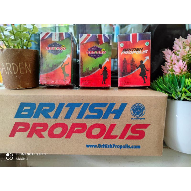 British Propolis 100% Original Obat Herbal Dewasa Dan Anak Paket Murah 3 Botol