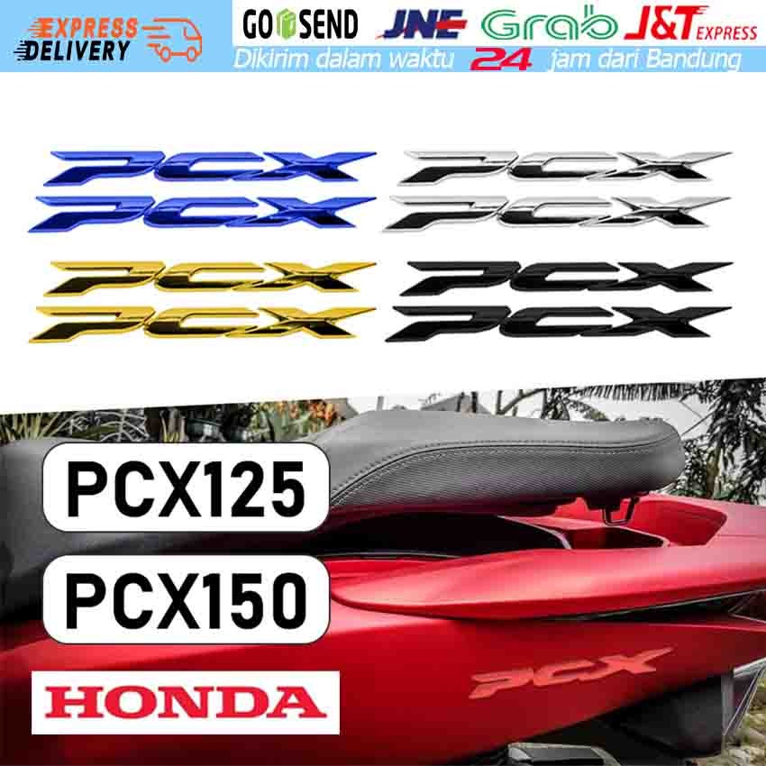Emblem 3D Honda PCX Decal Sticker Stiker Timbul Motor PCX150 / PCX160 / PCX125 Aksesoris PCX