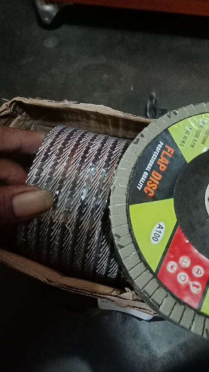 Amplas Susun 4 Amplas Gerinda Tumpuk Flap Disc Viper Grit 80 100 120 150