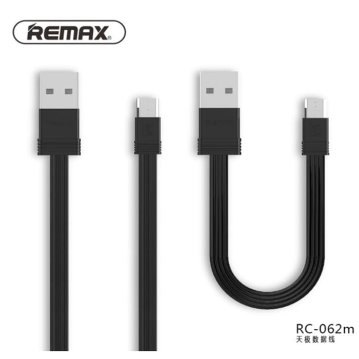 Remax Tengy 2 in 1 Micro USB Cable Panjang + Pendek - RC-062m 100% ORI