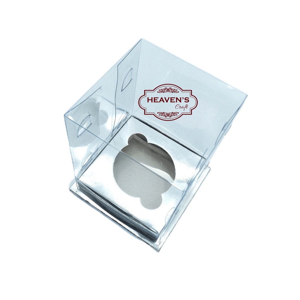 Box cupcake isi 1 silver