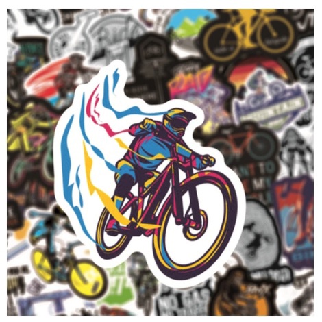 Sticker Bomb Sepeda laptop gitar helm 053