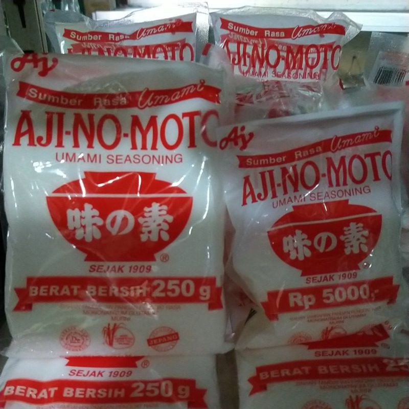 

Ajinomoto (bumbu dapur penyedap rasa)