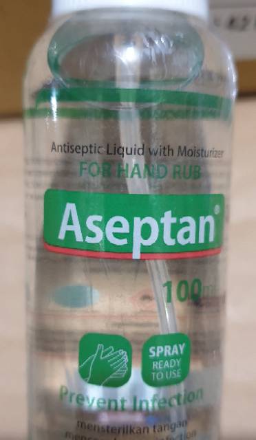 ASEPTAN ANTISEPTIK SPRAY 100ml/ ANTI BAKTERI 99.9%