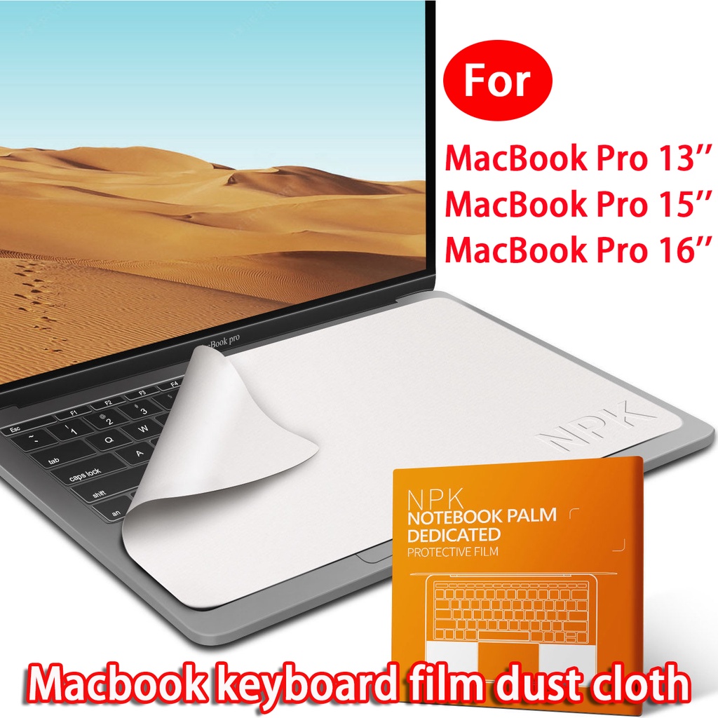 Film Pelindung Keyboard Bahan Kain Microfiber Anti Debu Untuk MacBook Pro 13 15 16 inch