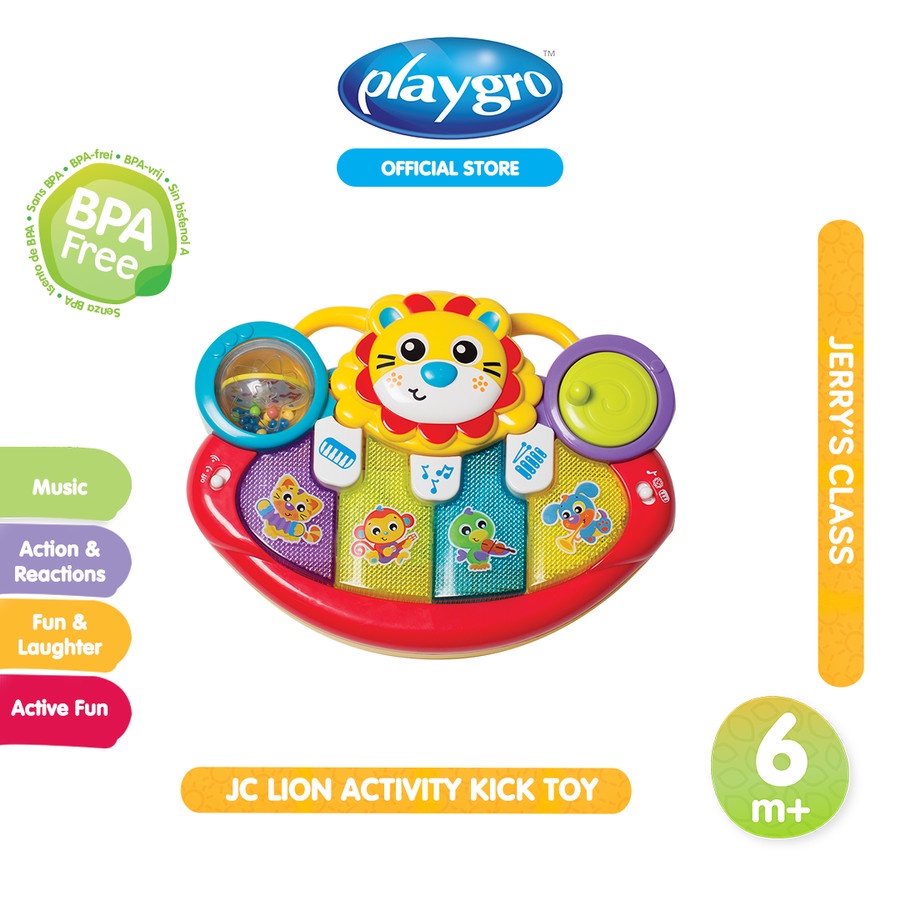 PLAYGRO JC LION ACTIVITY KICK TOY