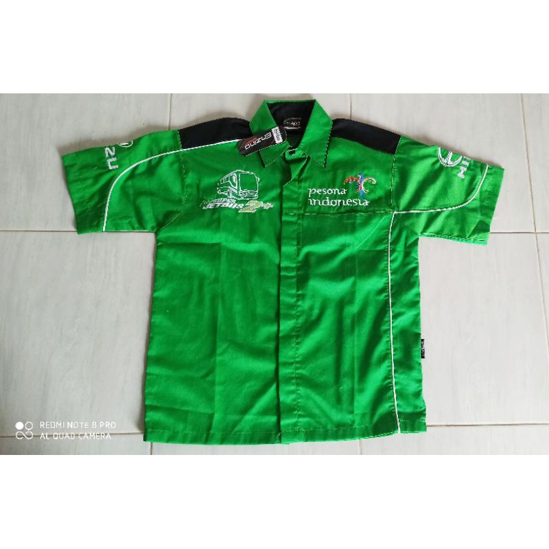 Baju kemeja Jetbuss 2 Hijau Pariwisata