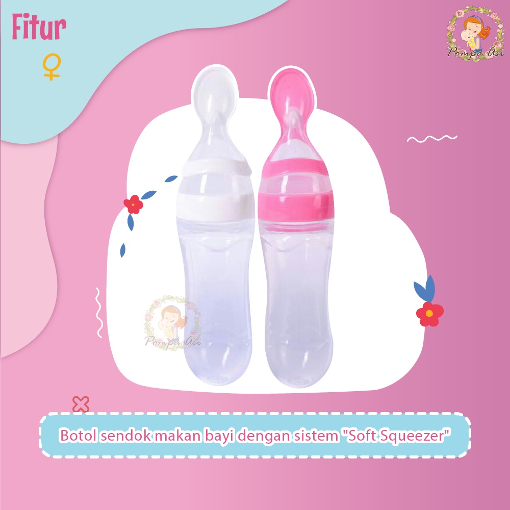 Baby Feeder Bottle / Botol Susu Bayi / Botol Susu Sendok Bayi