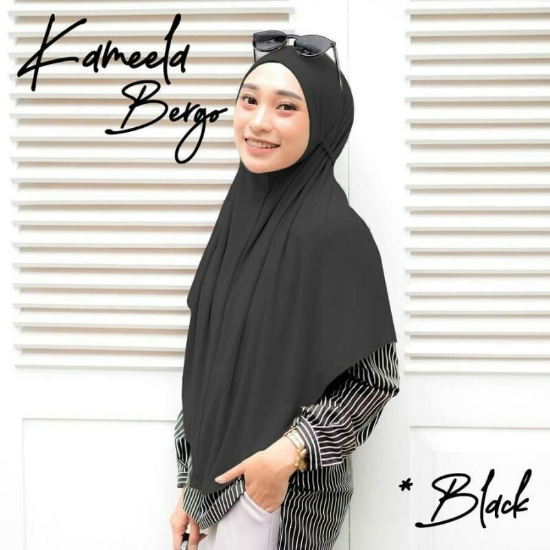 HIJAB NAYSILA JERSEY KHIMAR BERGO NONPET INSTANT PREMIUM