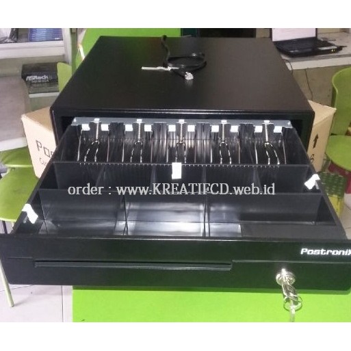Cash Drawer Laci Uang Postronix Integra Port RJ-11 ORIGINAL