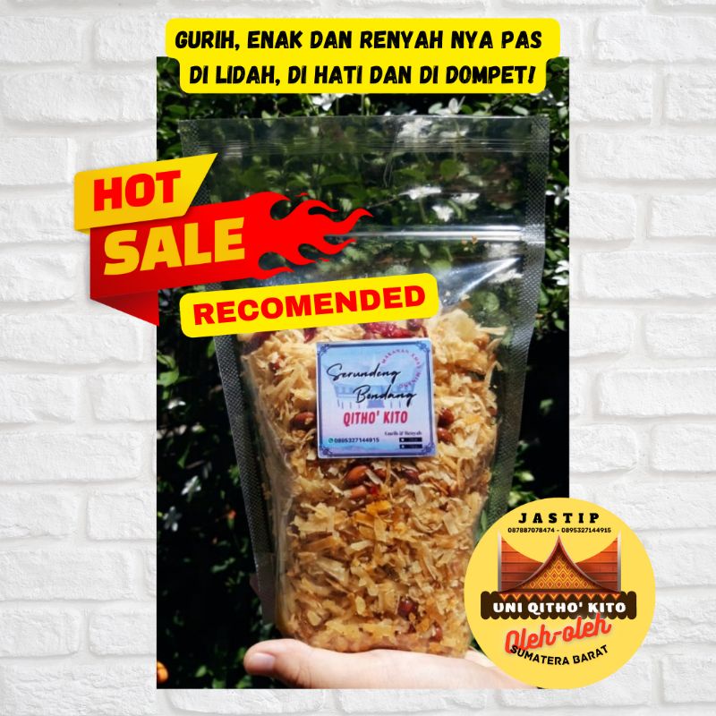 

SERUNDENG BONDANG RECOMENDED ENAK KHAS SUMBAR