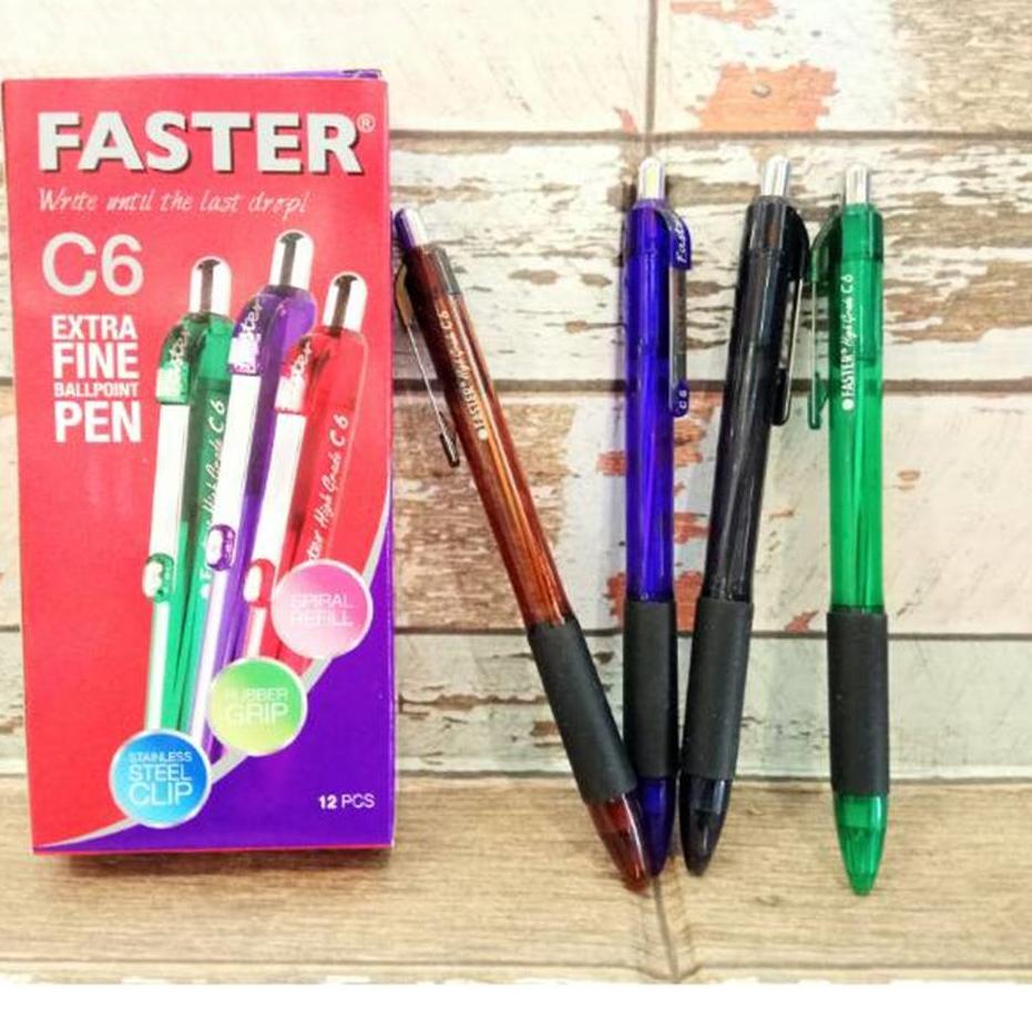 

Recommended ♚ Pulpen Faster C6 (12 pcs);