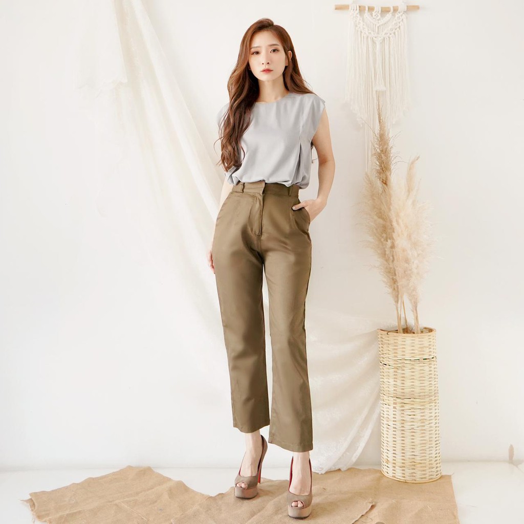 V322 Cecilia Pants - 4 Color &amp; 2 Size