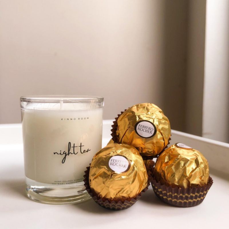

Hampers Kado Gift Birthday Graduation Scented Candle Ferrero