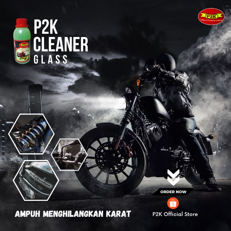 Penghilang Karat & Kerak Kendaraan Cleaner Glass (P2K) - Pembersih Pengkilap Kendaraan