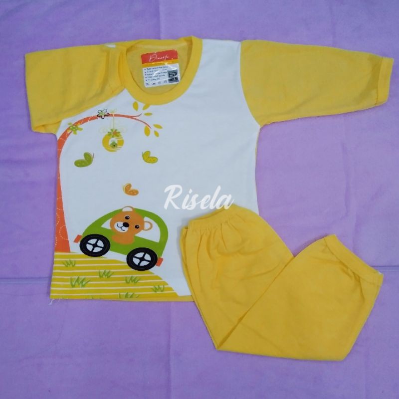 setelan oblong bayi/setelan piyama Dnoorfa SNI original motif lucu