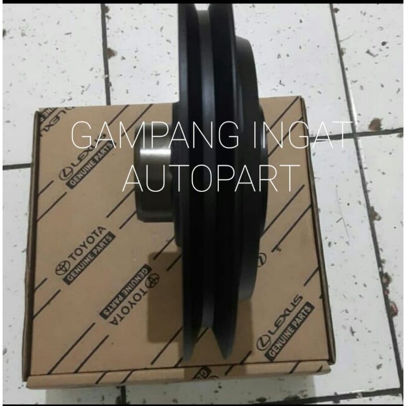 Pully Kruk As Pully Ker As Damper Pulley Crankshaft Toyota Rino 14B 14 B Rino