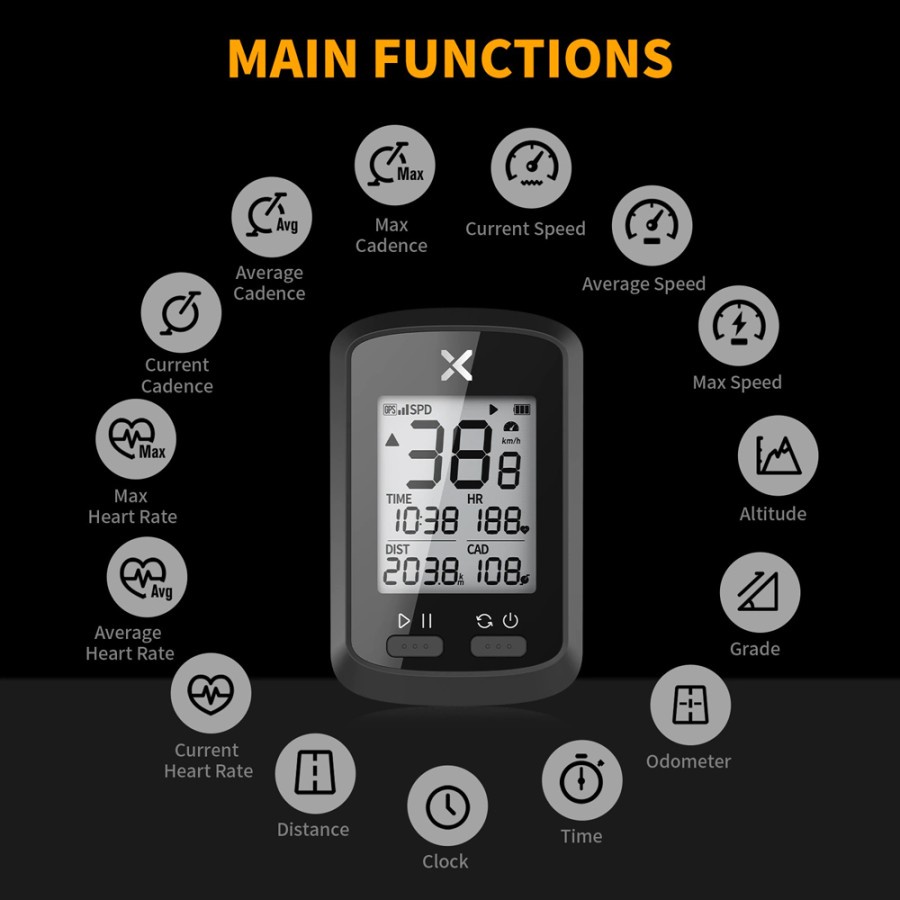 XOSS G+ XOSS SPEEDOMETER SEPEDA ORIGINAL