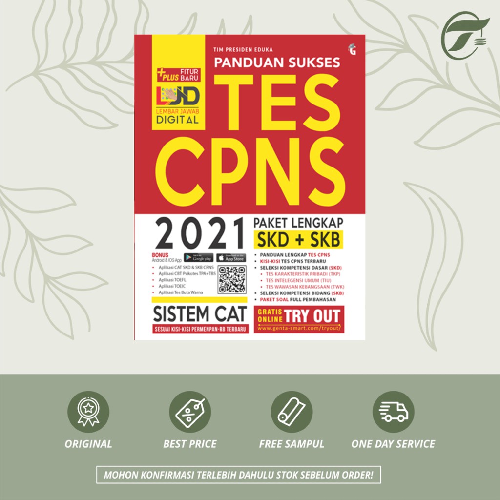 Best Seller !! Panduan Sukses Tes Cpns 2021 - Tim Presiden Eduka