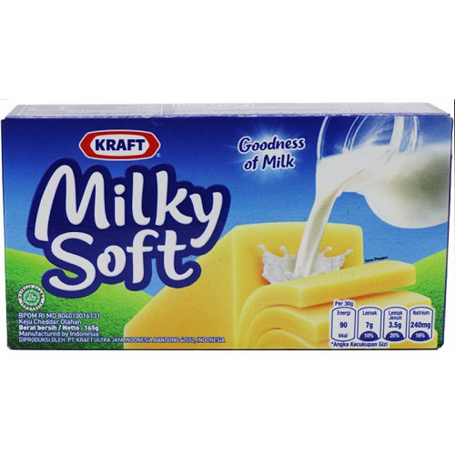 

Keju Kraft Milky Soft 165 gr Box