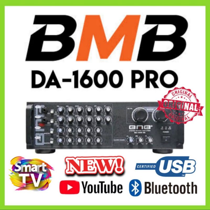 Amplifier BMB DA 1600 PRO Bisa Bluetooth Karaoke Di Smart Tv Original