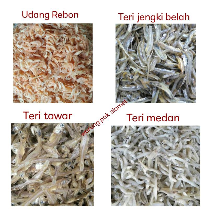 

Udang rebon / Teri jengki belah / Teri tawar / Teri medan